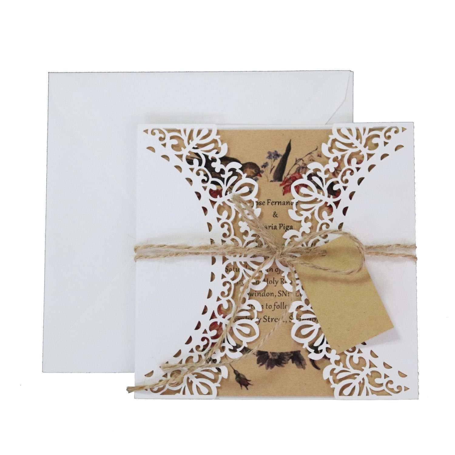 Vellum Paper Invitation Card Beautiful Invitation Wedding Card Laser Holiday Card